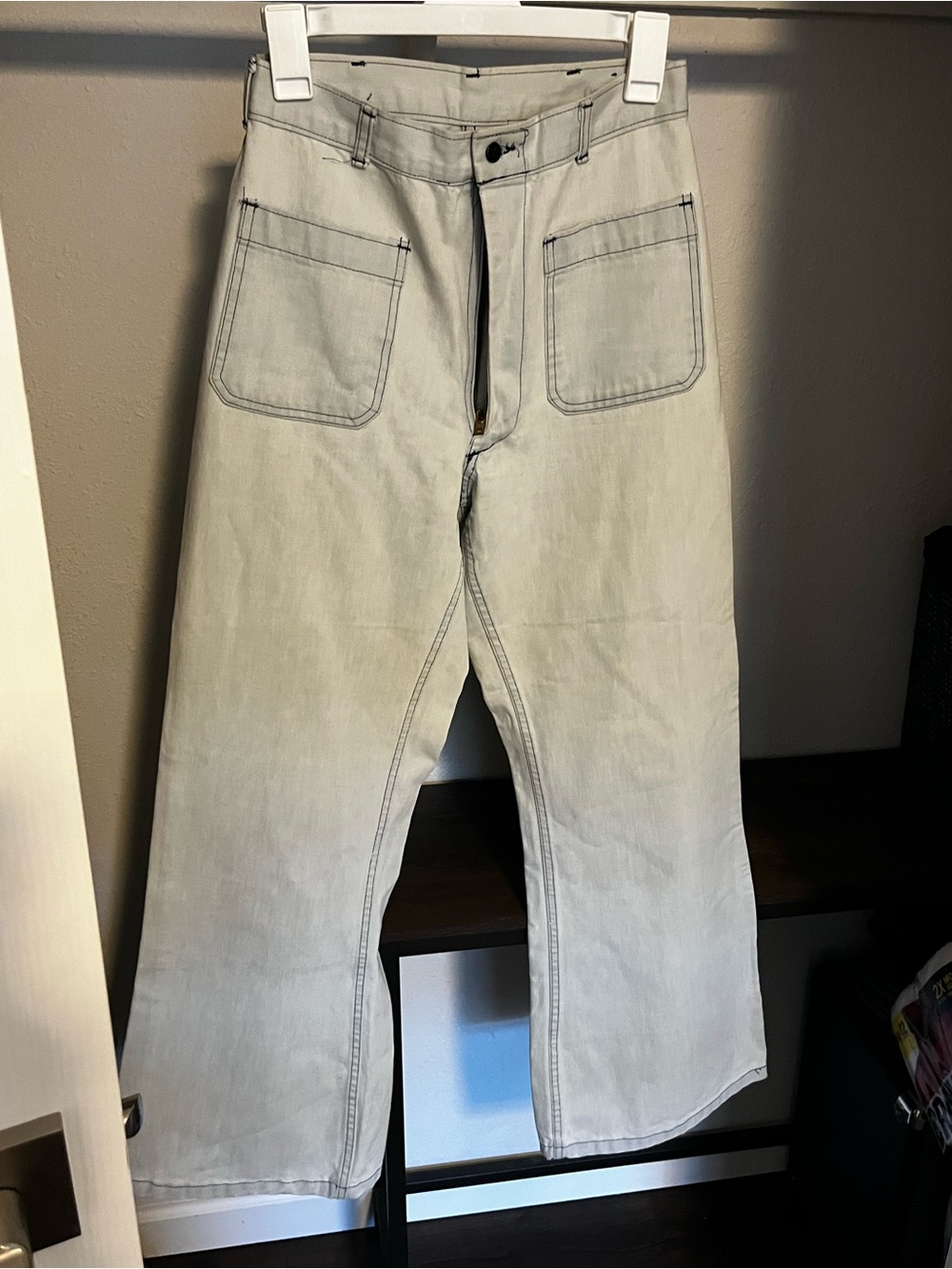 Authentic vintage 1980s US Navy utility trousers